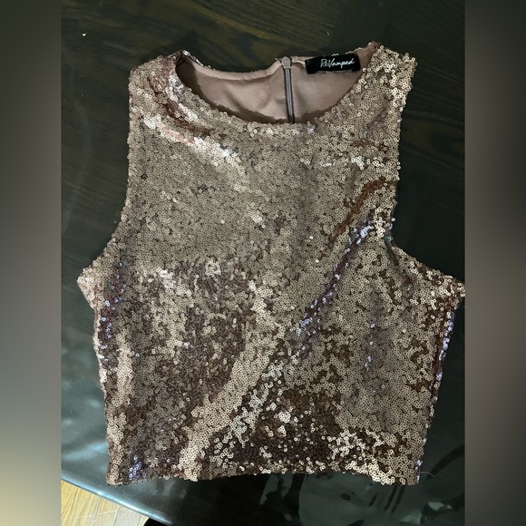 Sparkly Going Out Top - Picture 1 of 2